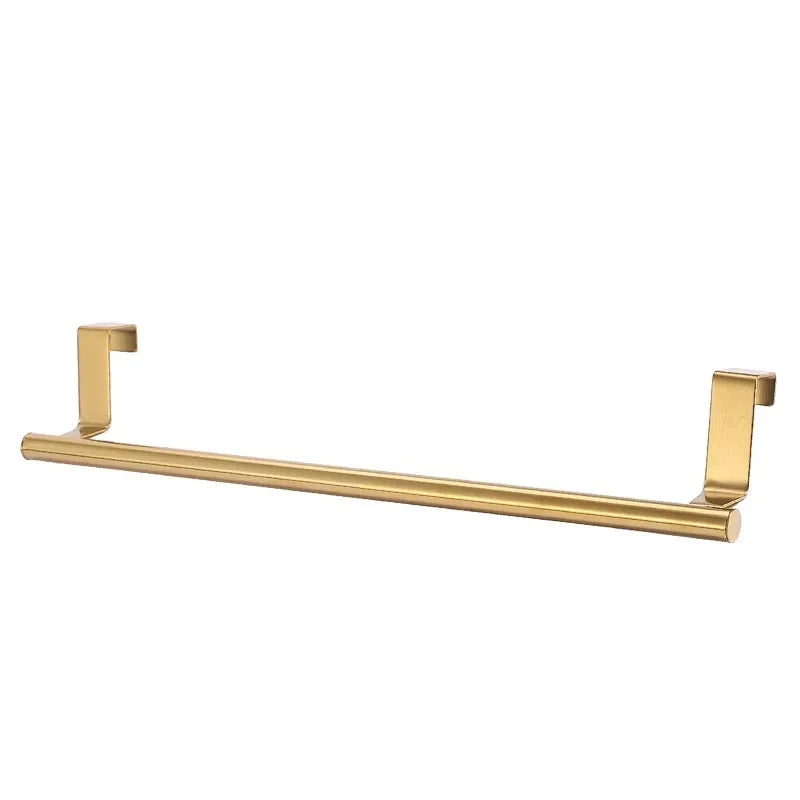 Stainless Steel Towel Rack Over Door Towel Bar Hanging Holder