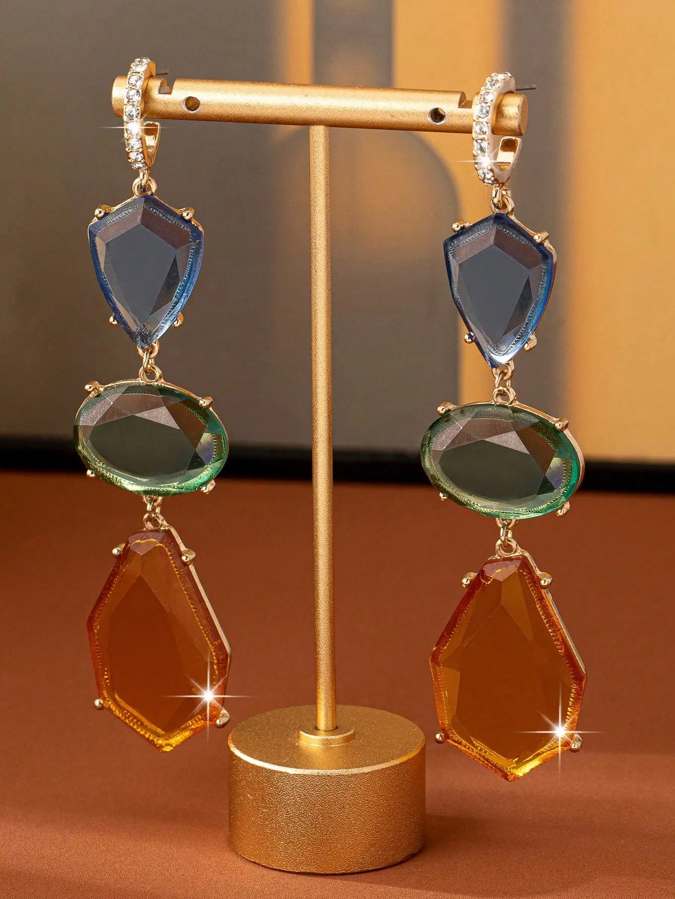 Light Luxury Exaggerated Irregular Earrings
