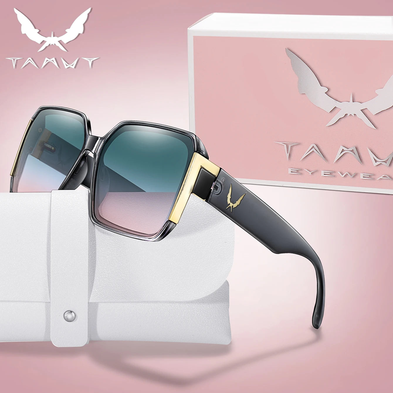 Square Shades with UV Protection Sunglasses