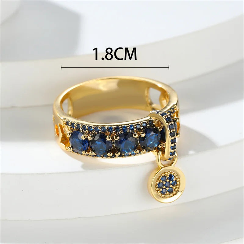 Vintage Royal Blue Stone Ring
