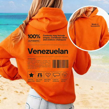 Venezuelan Hoodie Veneka Pullover Christmas Sweater
