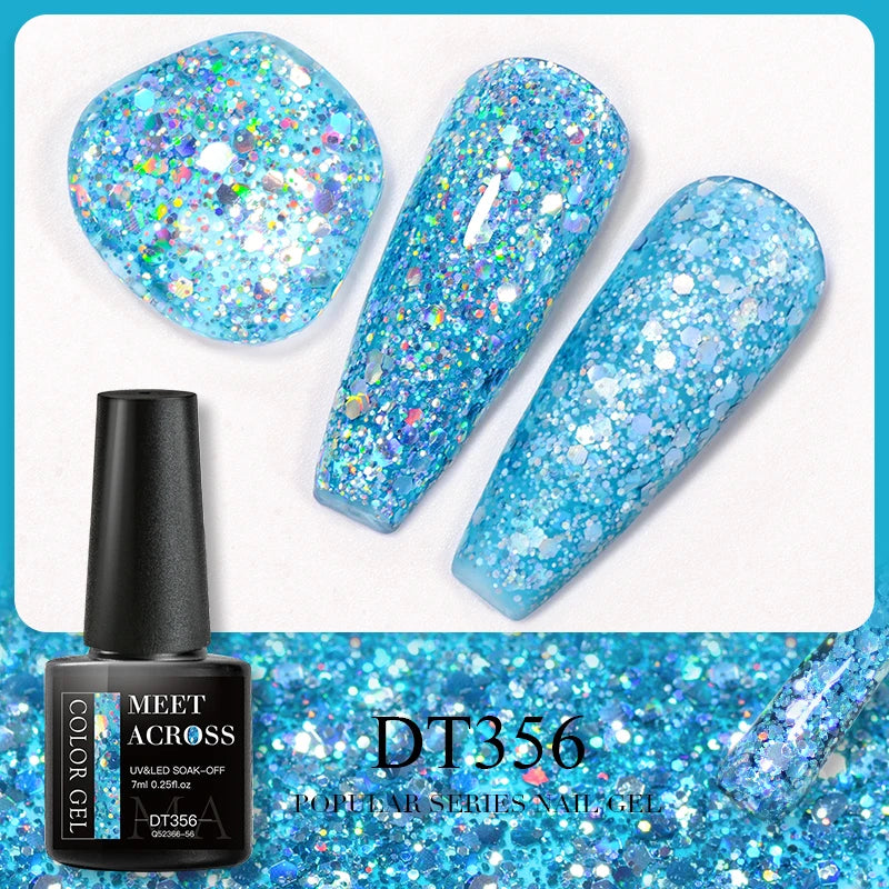 Pink Dried Flower Gel Nail Polish