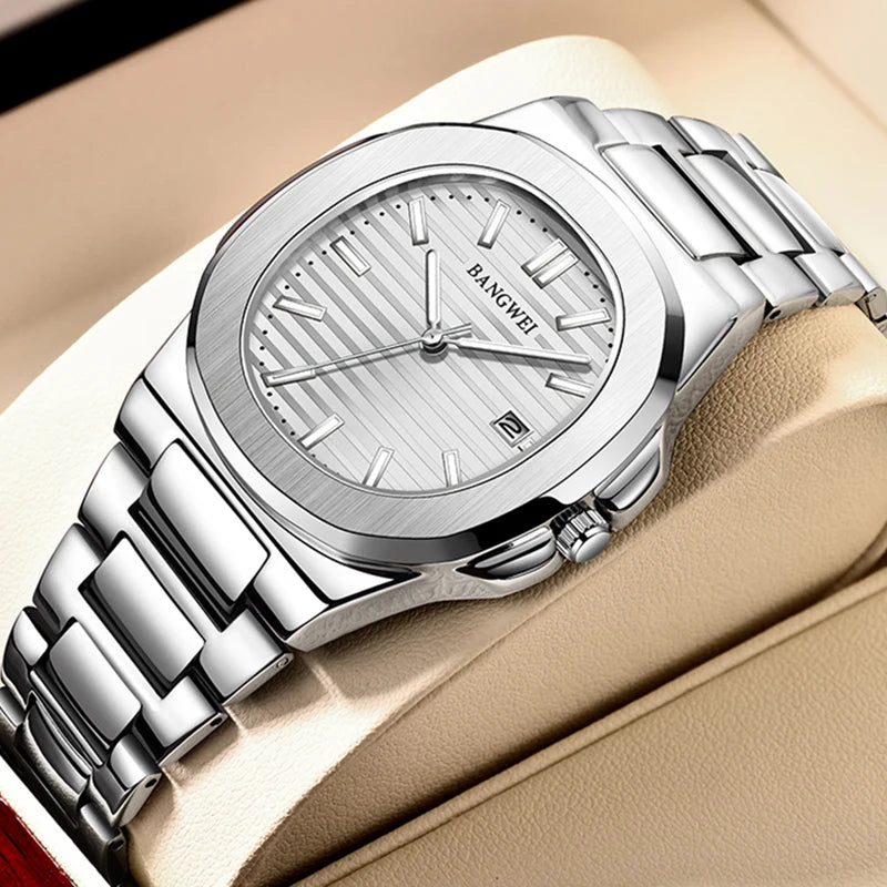 Square Luxury Bracelet Casual Waterproof Date Quartz Watches