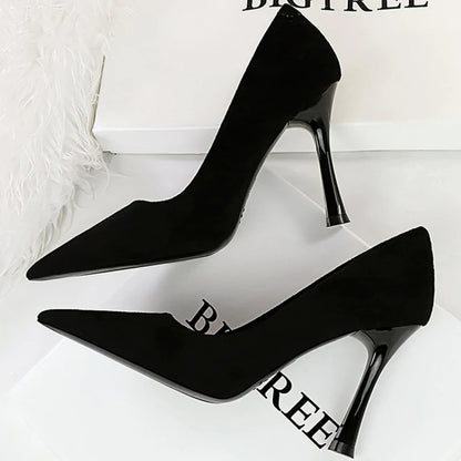 Elegant 10cm 7cm High Heels Shoes