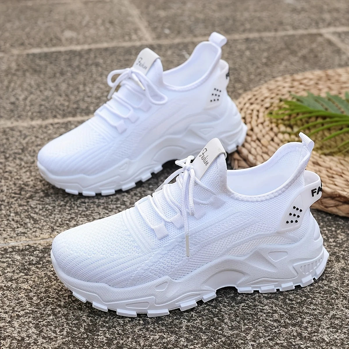 Breathable Knit Walking Sneakers