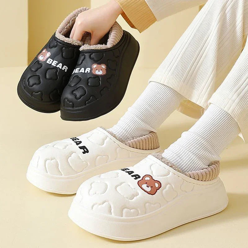 Waterproof Cotton Cotton Shoes Slipper