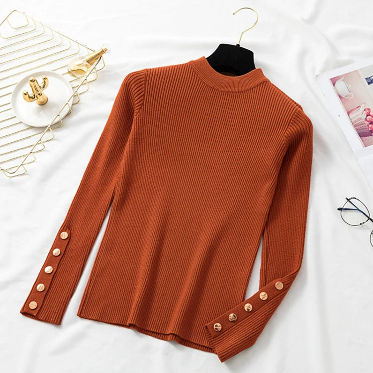Long Sleeve O-neck Chic Sweater