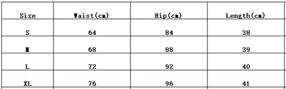 Falda coreana corta de talle alto