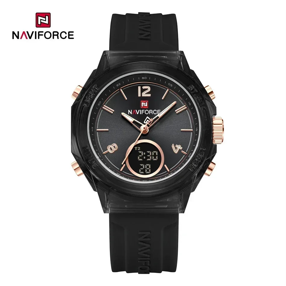 Casual Sports Quartz LCD Digital Display 50M Waterproof Wristwatch