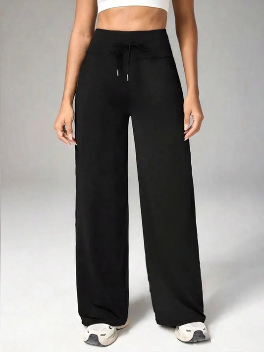 Sports Yoga Flare Straight Wide Leg Pant