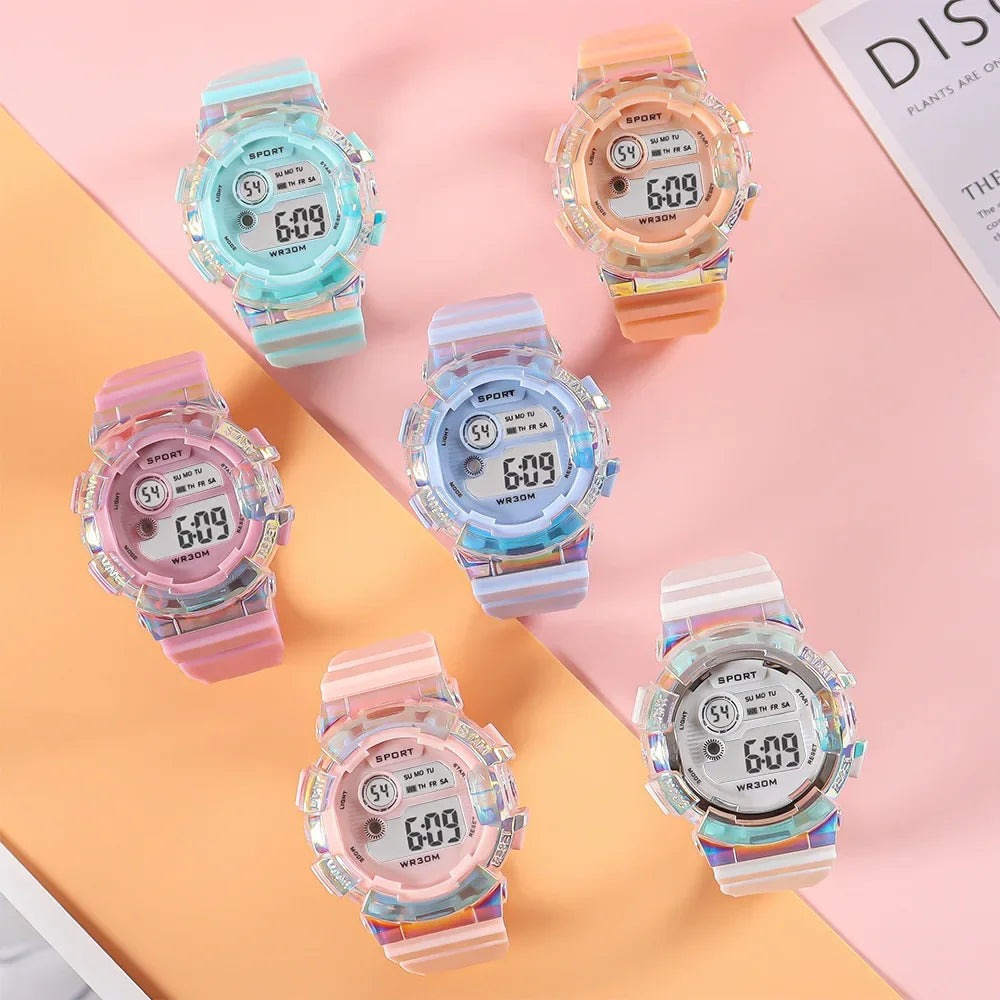 LED Digital Luminous Electronic Wristwatch