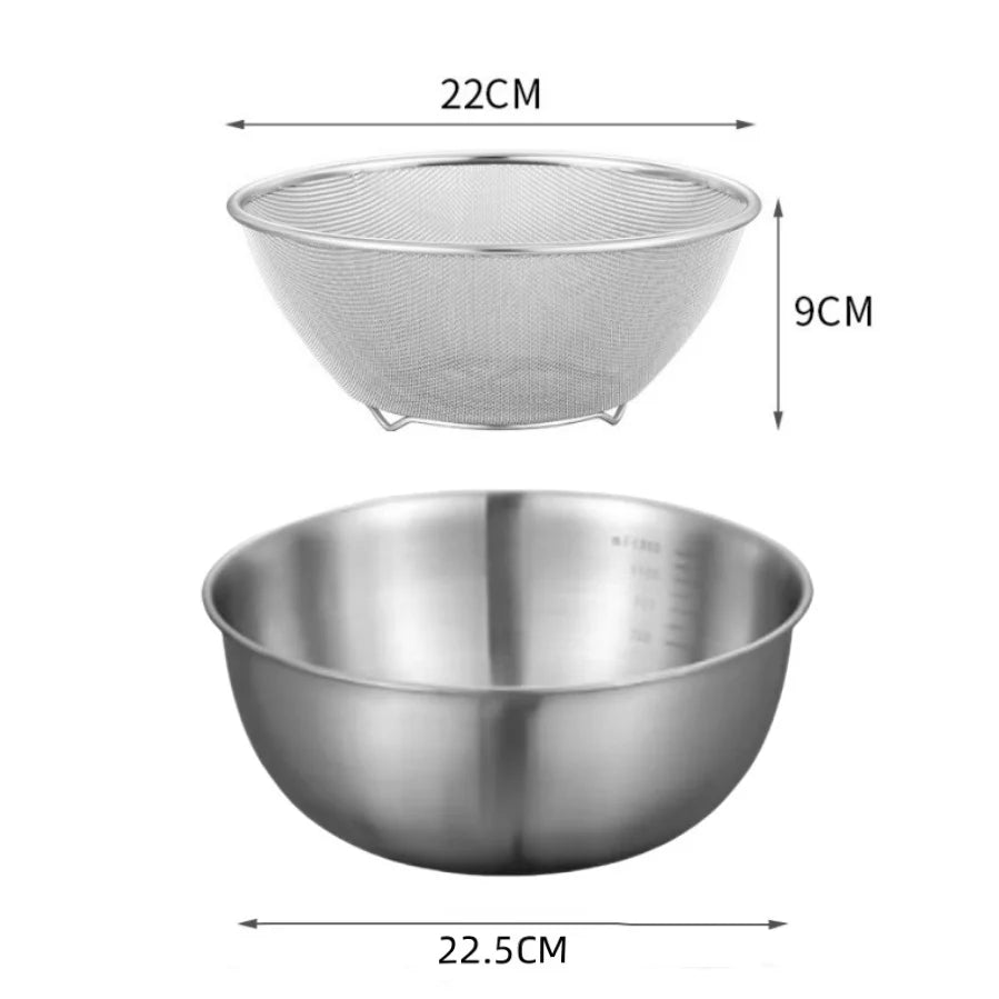 1-3 Stainless Steel Bowl Set