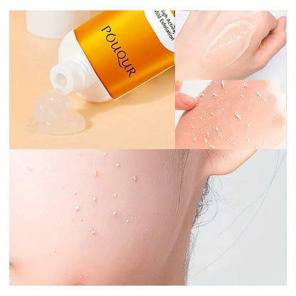 Gel exfoliante para el cuidado de la piel del rostro