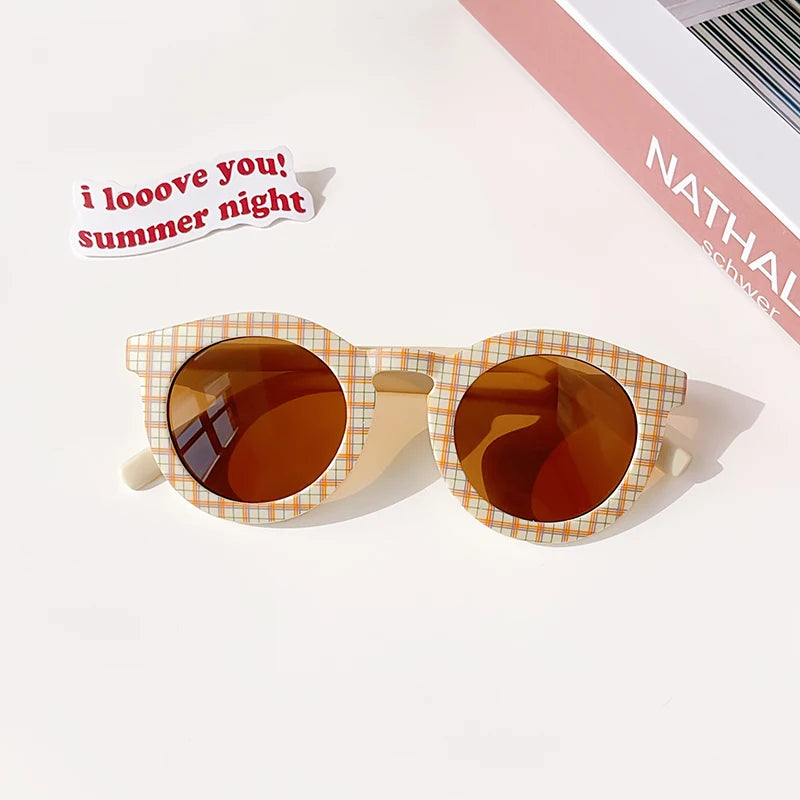 Frosted Round Outdoor Sun Protection Sunglasses