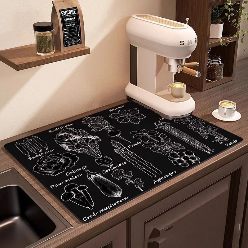 Coffee Machine Mat Waterproof Drain Pad