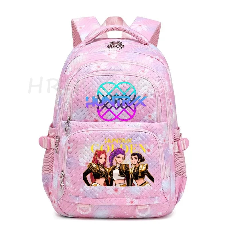 K-pop Demon Hunters Backpack Girls Boys Youth School Bags