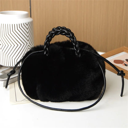 Crossbody Pumpkin Plush Bag Cute Tote Bags