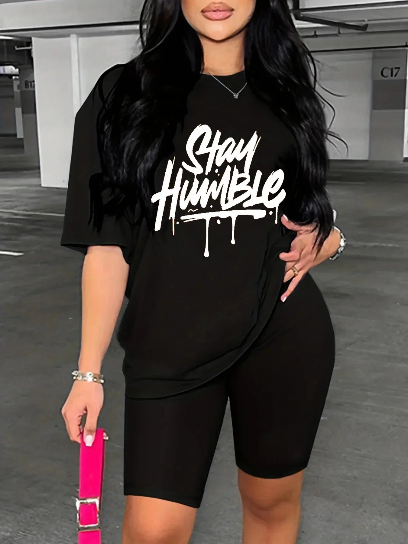 Casual Short Sleeved 90s Black T-shirts