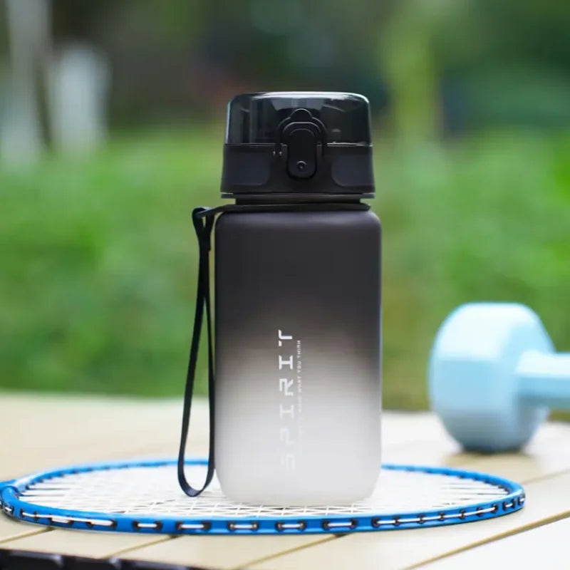 500ml/650ml Gradient Sports Water Bottle with Time Marker