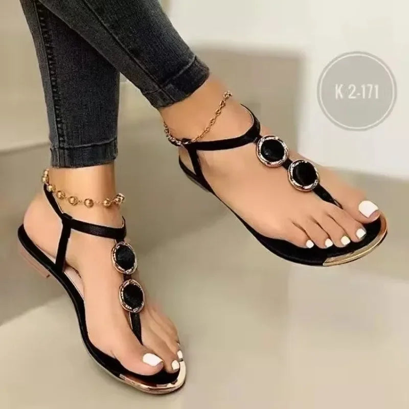 Casual Flat Flip Flops Open Toe Sandals