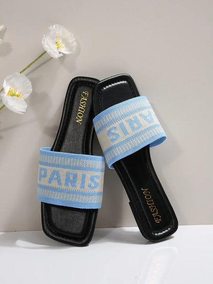 Cover Letter Outdoor Casual Flat Bottom Slippers