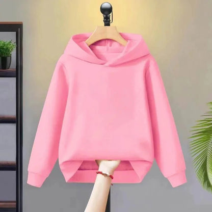 Aged 3-12  Casual Versatile Top & Coat Hoodies