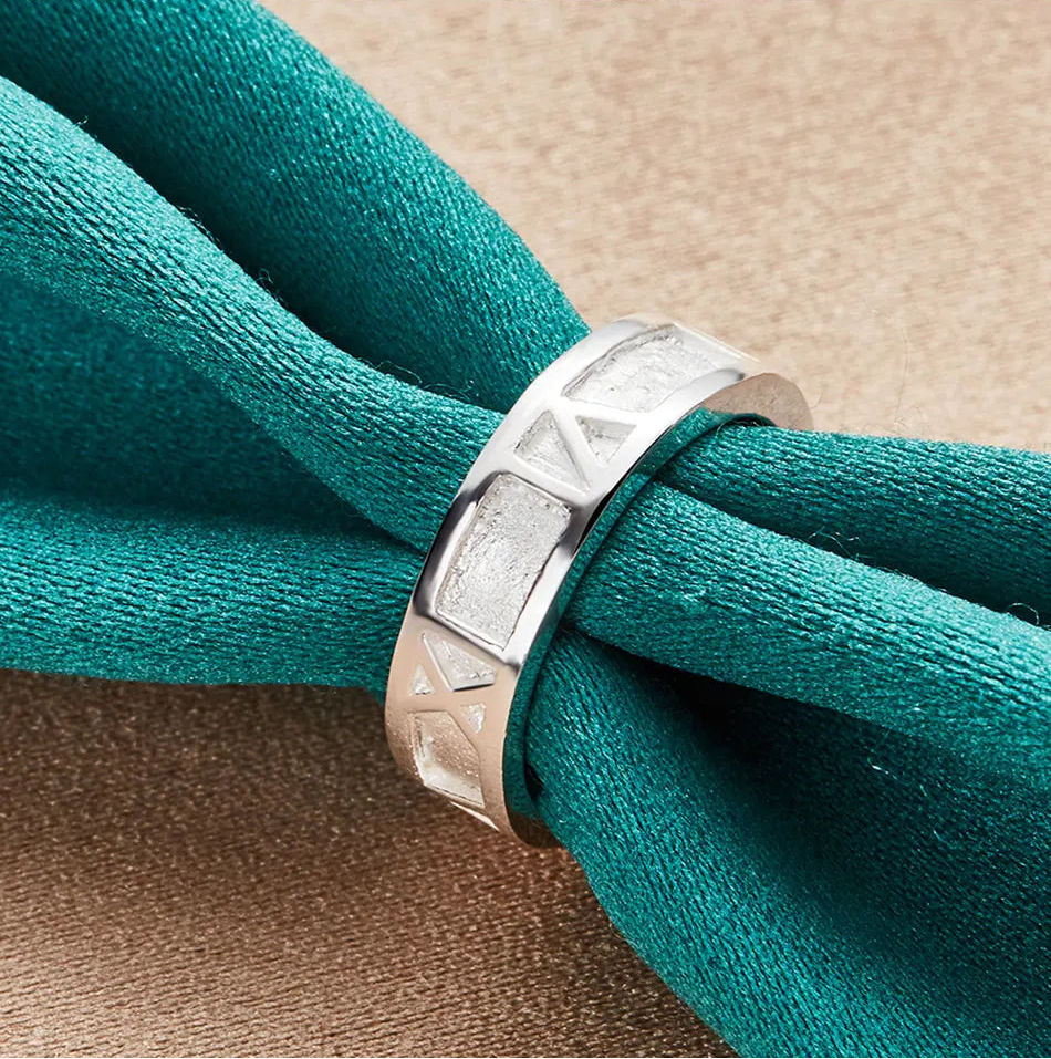 925 Sterling Silver Roman Numeral Rings