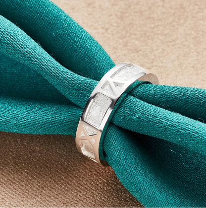 925 Sterling Silver Roman Numeral Rings