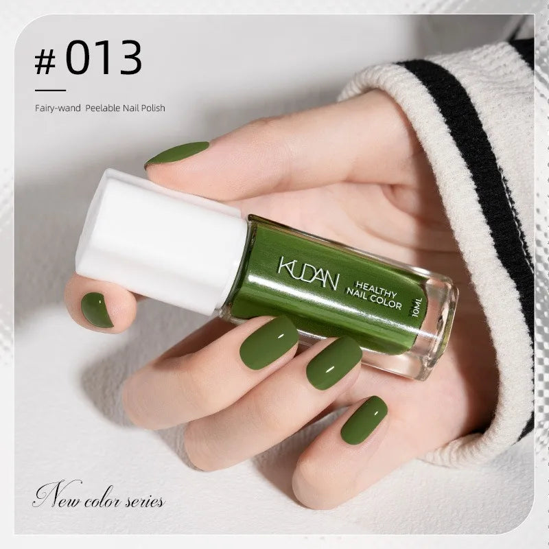 Colorful Water-Base Nail Polish 40 Colors Air Dry Peel Off Nail Art