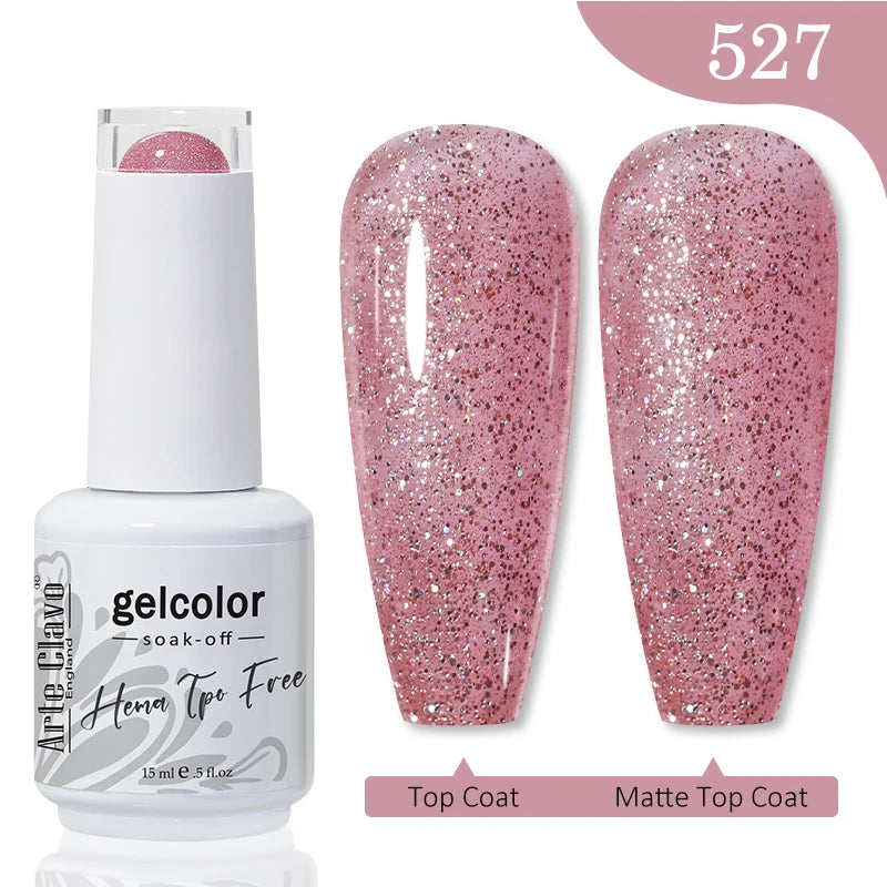 Red Brown Color Gel Nail Polish