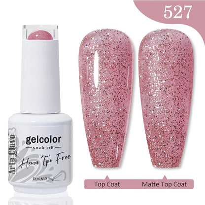 Red Brown Color Gel Nail Polish