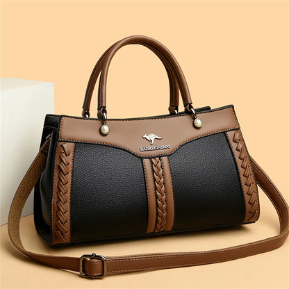Luxury Multi Layered High Quality Soft Leather Messenger Bag