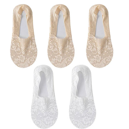 5Pair Thin Breathable Transparent Socks