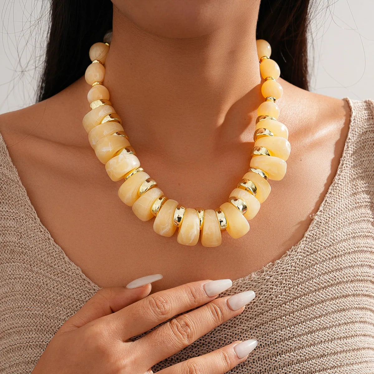 Bohemian Acrylic Choker Necklaces