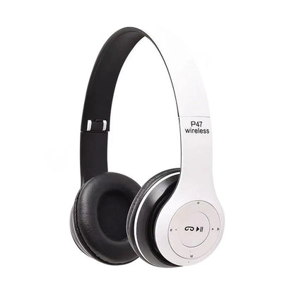 Stereo P47 Wireless Headphones Bluetooth 5.0 Earphones Foldable Bass Helmet