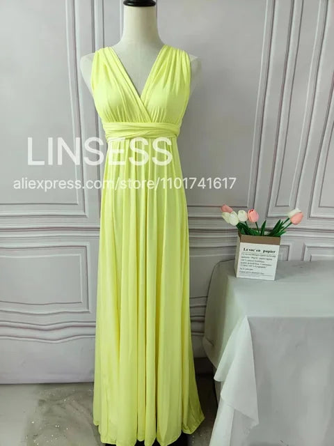Rust Bridesmaid Dress Infinity Multiway Maxi Bridesmaid Dress