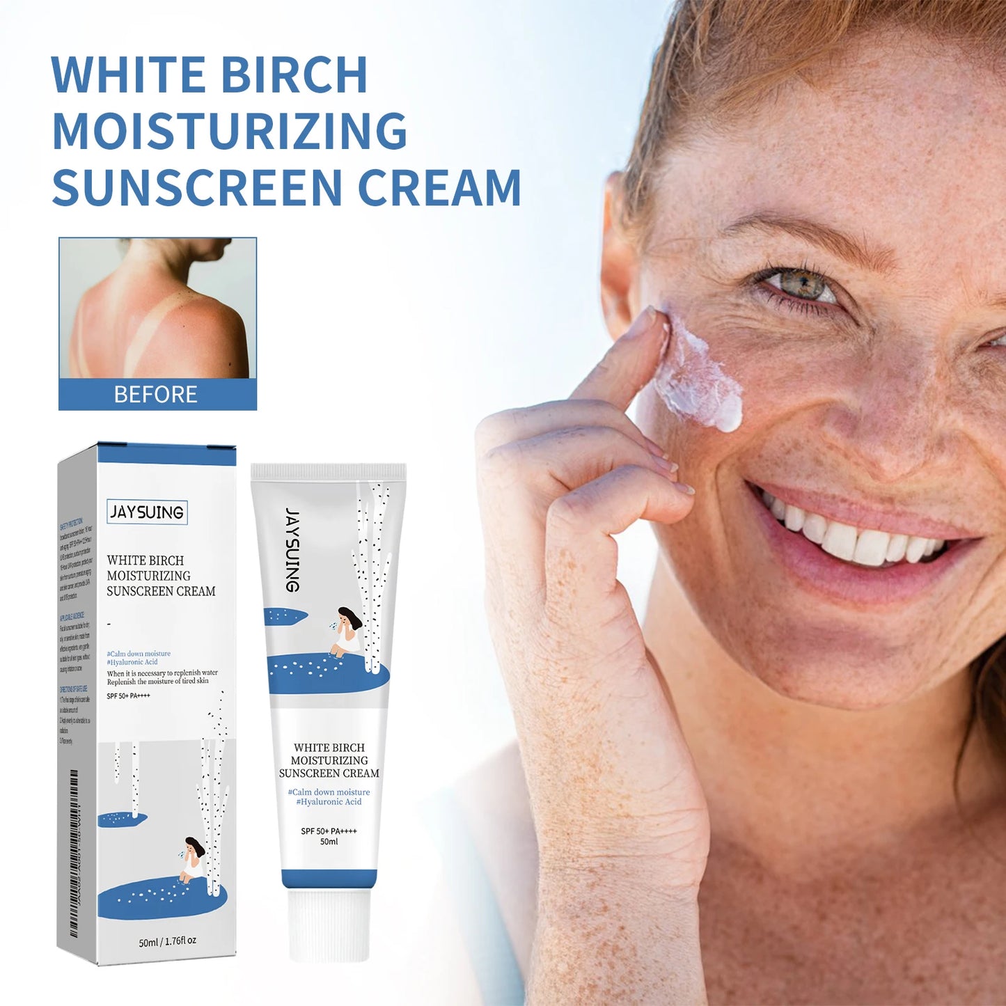 Facial Sunscreen for Oily UV Protection Skin