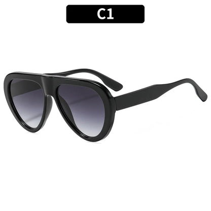 Vintage Oversized Oval Sexy Sunglasses