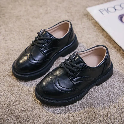 Leather Lace-up Kids Oxfords Classic Soft 26-36 Shoes