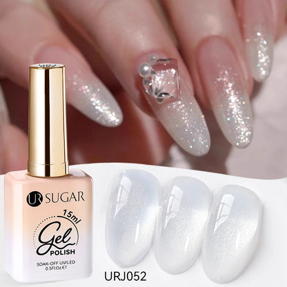 SUGAR Jelly Milky White Translucent Gel Polish