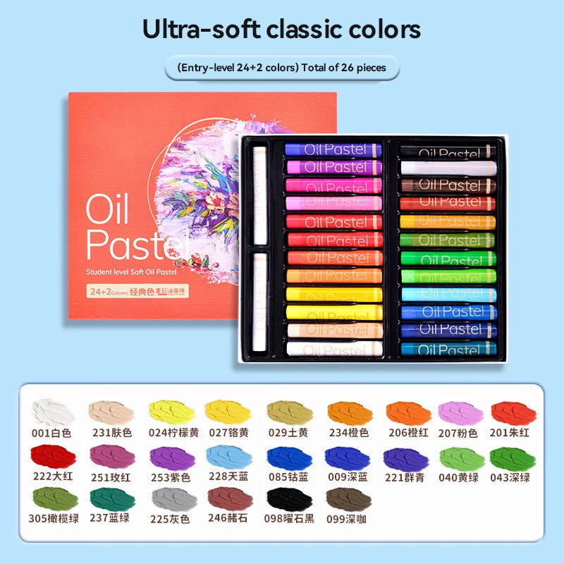 Artist Soft Oil Pastel 24/36/48 Colors Professional Painting Set