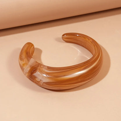 Acrylic Cuff Geometric Open Bracelet