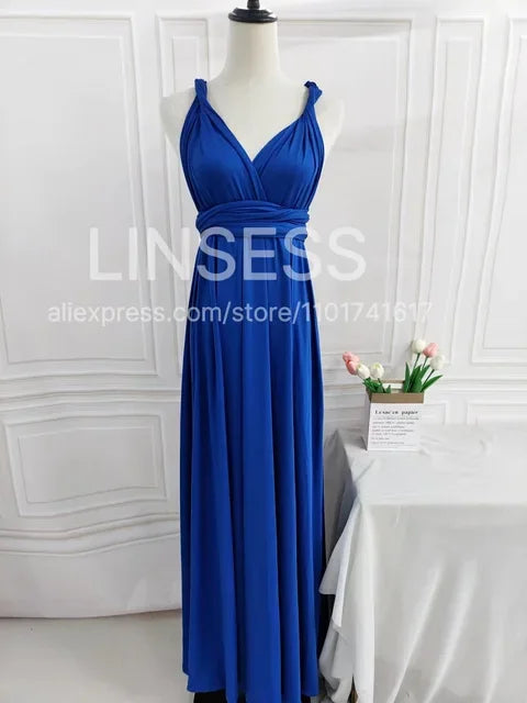 Rust Bridesmaid Dress Infinity Multiway Maxi Bridesmaid Dress