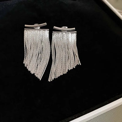 Long Statement Tassel Earrings