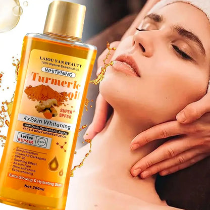 Aceite facial iluminador con aceite esencial de jengibre para el cuidado de la piel
