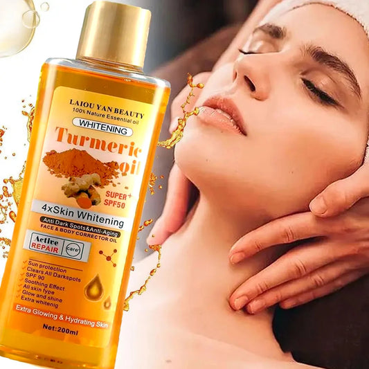 Aceite facial iluminador con aceite esencial de jengibre para el cuidado de la piel