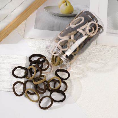 50PCS Colorful Ealstic Nylon Hair Bands