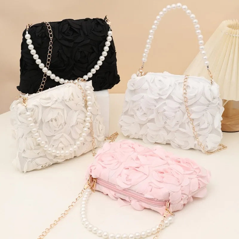 Floral Crossbody Small Shoulder Purse Floral Print Casual Handbag