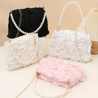 Floral Crossbody Small Shoulder Purse Floral Print Casual Handbag