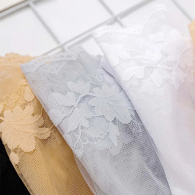 Calcetines cortos transparentes, finos, antideslizantes e invisibles estilo Lolita